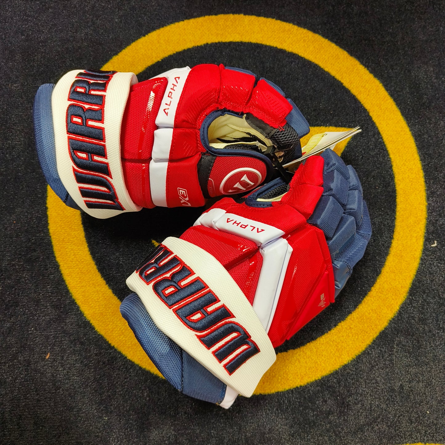 Warrior Alpha LX3 jääkiekkohanskat JR, NHL Washington
