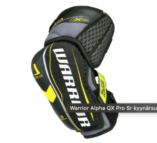 Warrior Alpha QX Pro Kyynärsuojat